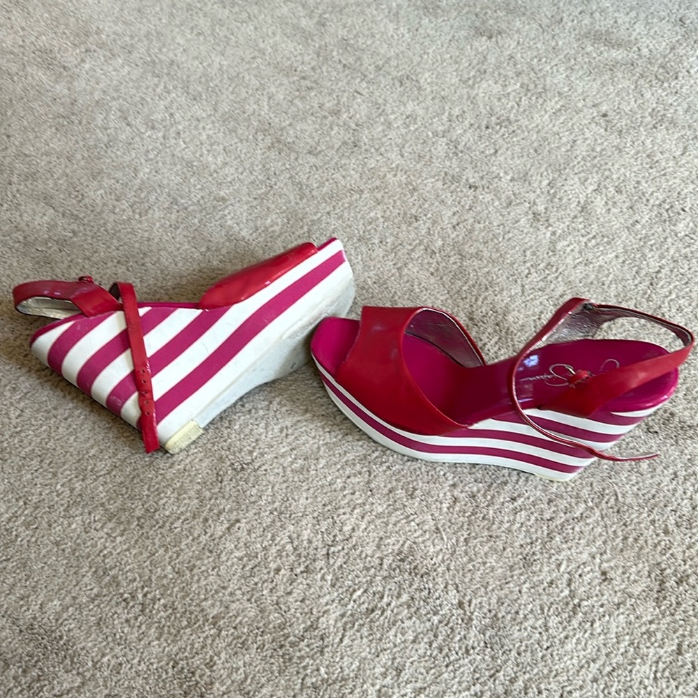 Jessica Simpson wedges